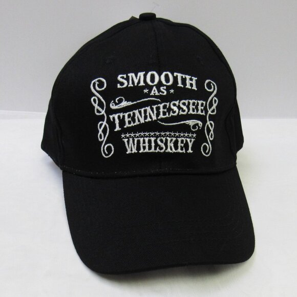 Smooth As Tennessee Whiskey Embroidered Black Baseball Hat Cap NEW - Picture 1 of 3